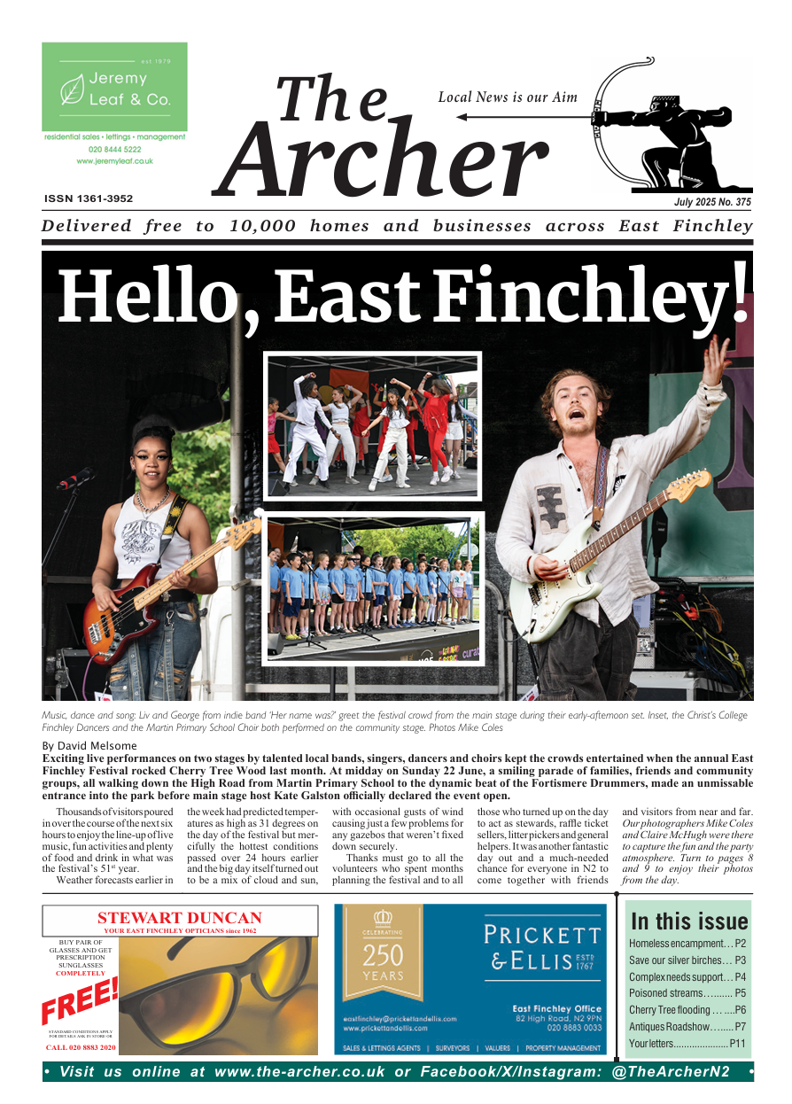 image of The Archer front page