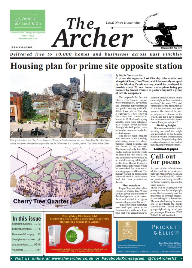 image of The Archer front page