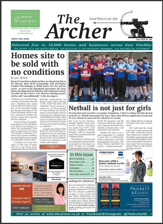 image of The Archer front page
