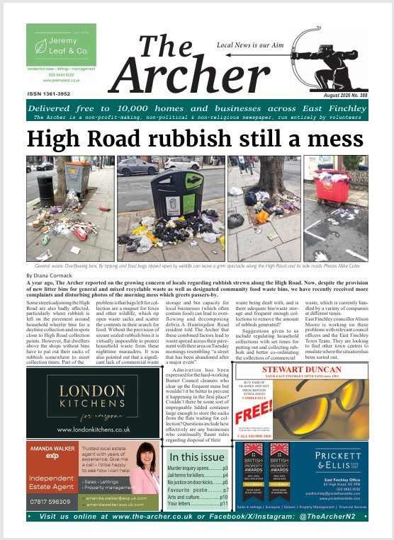 image of The Archer front page