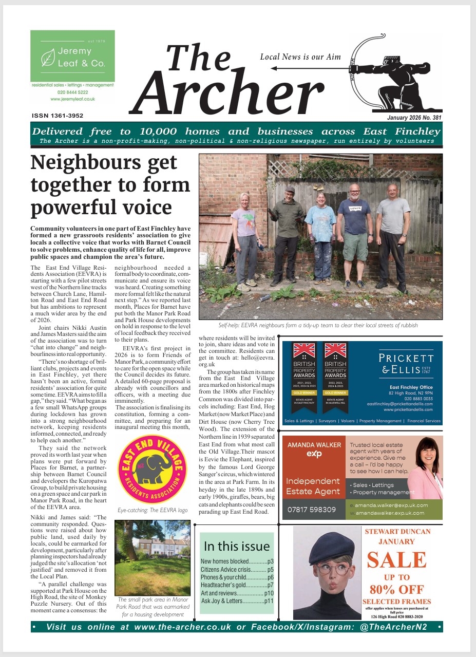 image of The Archer front page