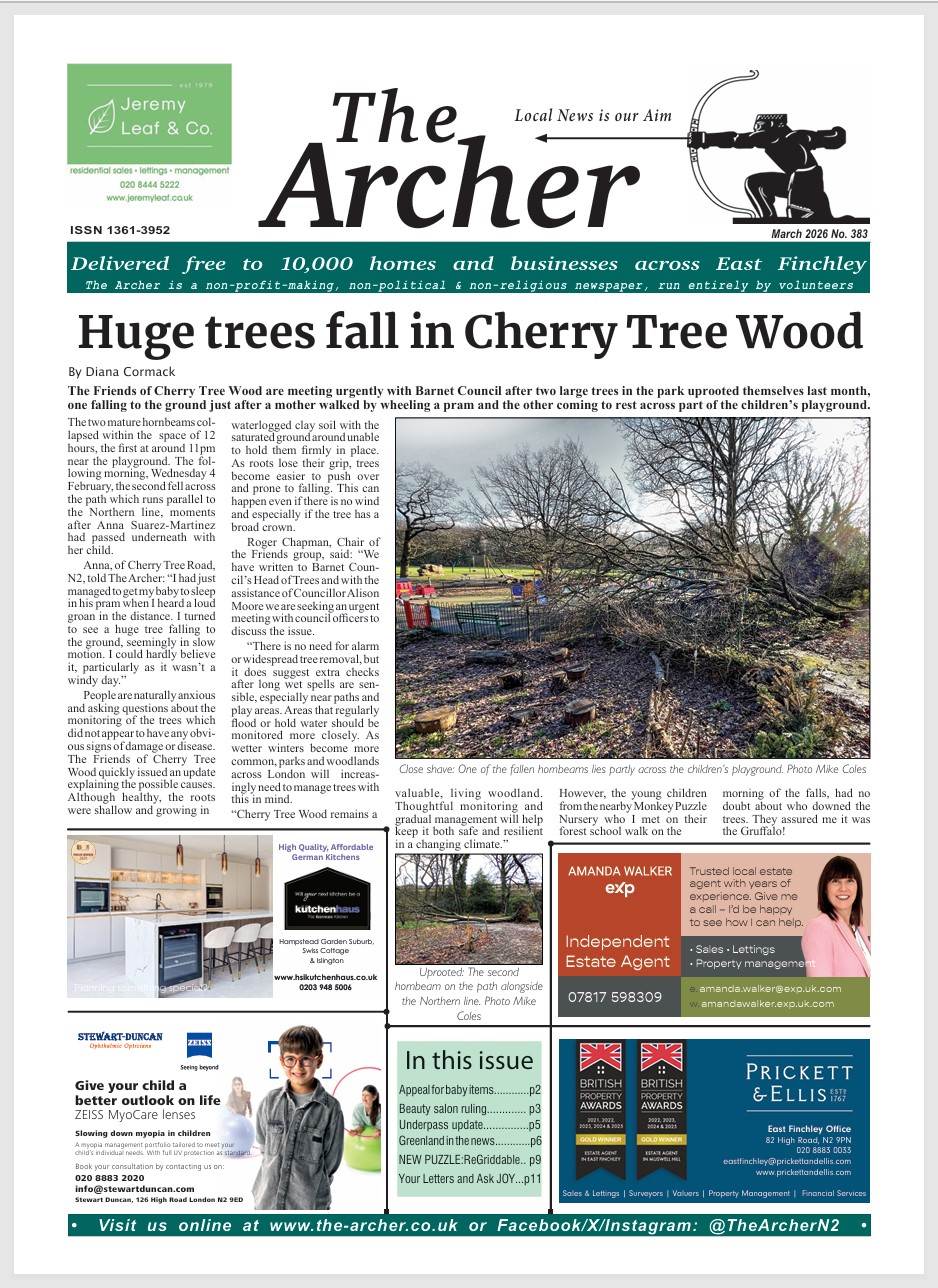image of The Archer front page