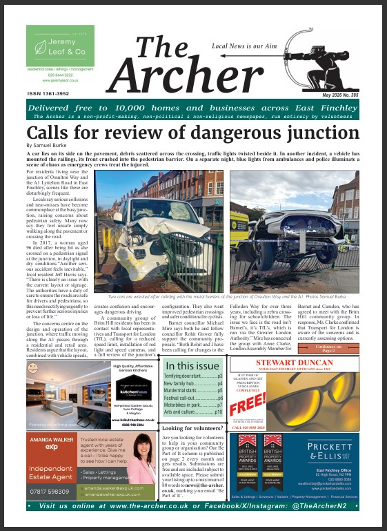 image of The Archer front page